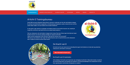 website Al-licht-5 Trainingsbureau gemaakt door GonBa