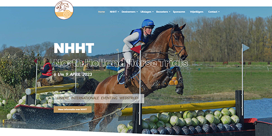 website NHHT - North Holland Horse Trials gemaakt door GonBa