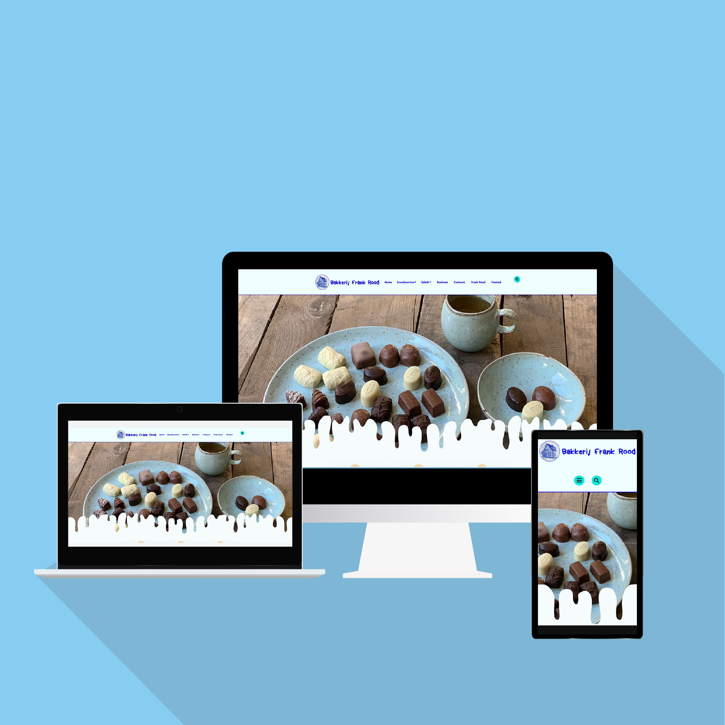 Bakkerij Frank Rood website