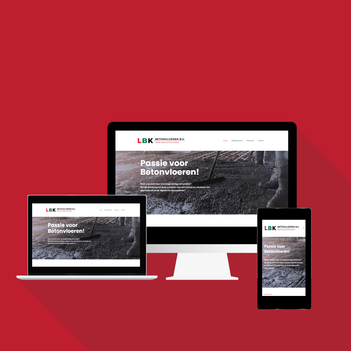 LBK Betonvloeren website