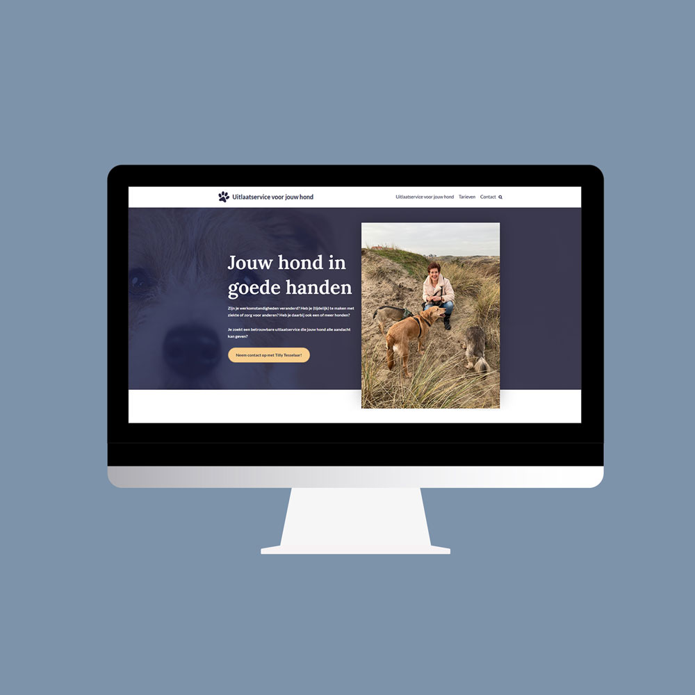 Uitlaatservice voor jouw hond website