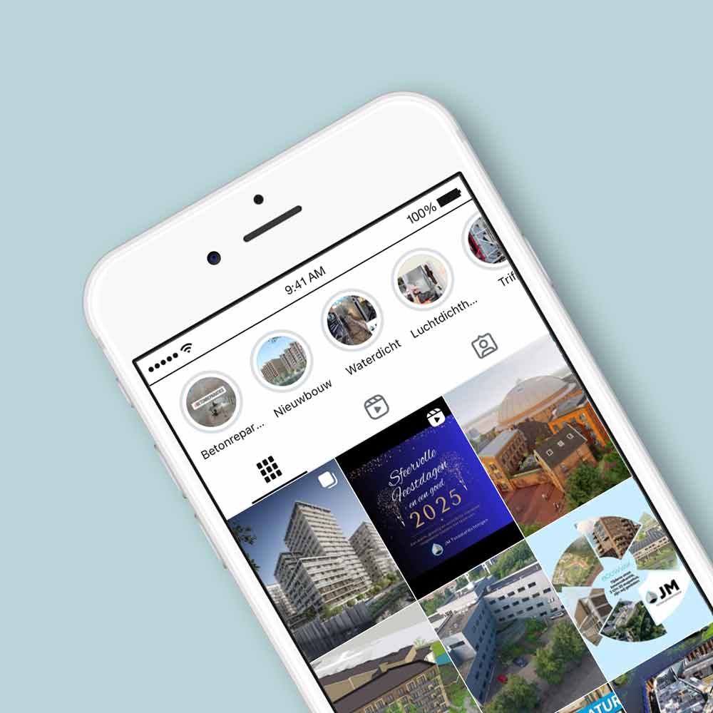 social media geregeld door GonBa voor JM Totaalafdichtingen